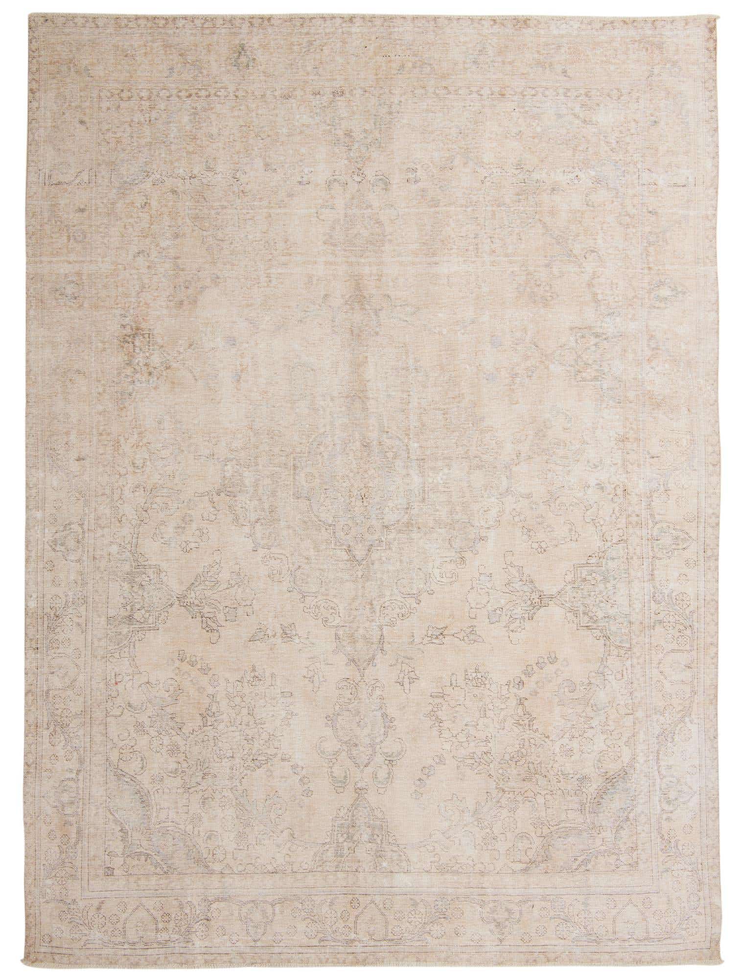 9' 4 x 13' 1 Hand Knotted Ultra Vintage Persian Wool Rug