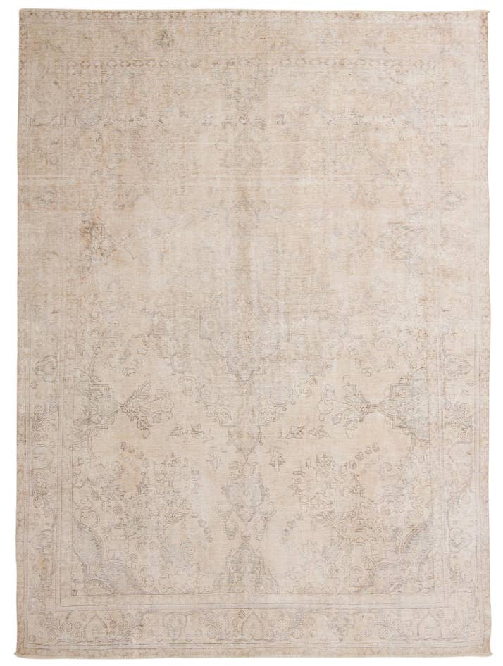 Detail image of 9' 4 x 13' 1 Hand Knotted Ultra Vintage Persian Wool Rug