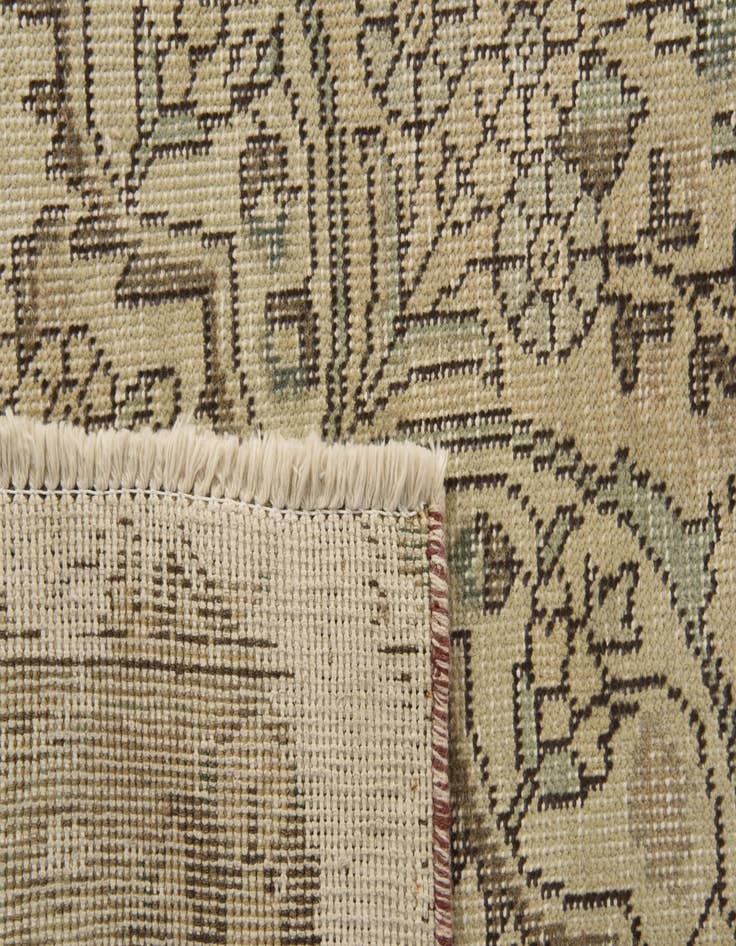 Detail image of 6' 6 x 9' 10  Hand Knotted Ultra Vintage Persian Wool Rug