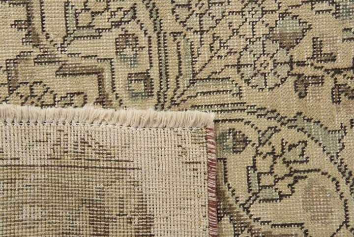 6' 6 x 9' 10 Hand Knotted Ultra Vintage Persian Wool Rug