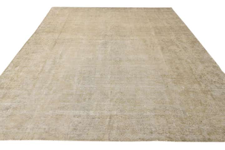 9' 1 x 12' 4 Hand Knotted Ultra Vintage Persian Wool Rug