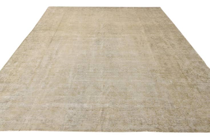 Detail image of 9' 1 x 12' 4 Hand Knotted Ultra Vintage Persian Wool Rug