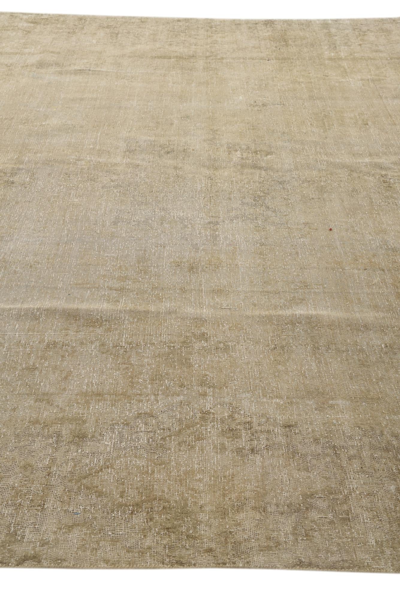 9' 1 x 12' 4 Hand Knotted Ultra Vintage Persian Wool Rug