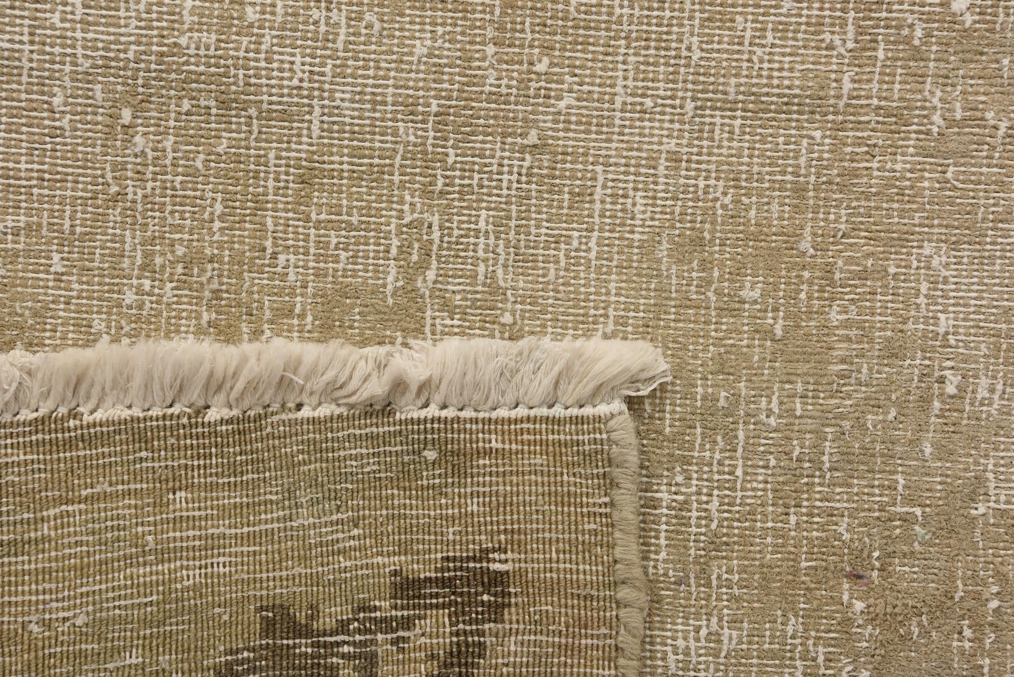 9' 1 x 12' 4 Hand Knotted Ultra Vintage Persian Wool Rug