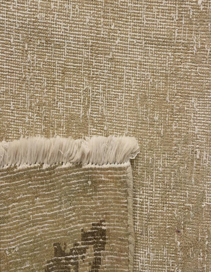 Detail image of 9' 1 x 12' 4  Hand Knotted Ultra Vintage Persian Wool Rug