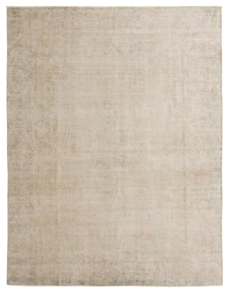Detail image of 9' 1 x 12' 4 Hand Knotted Ultra Vintage Persian Wool Rug