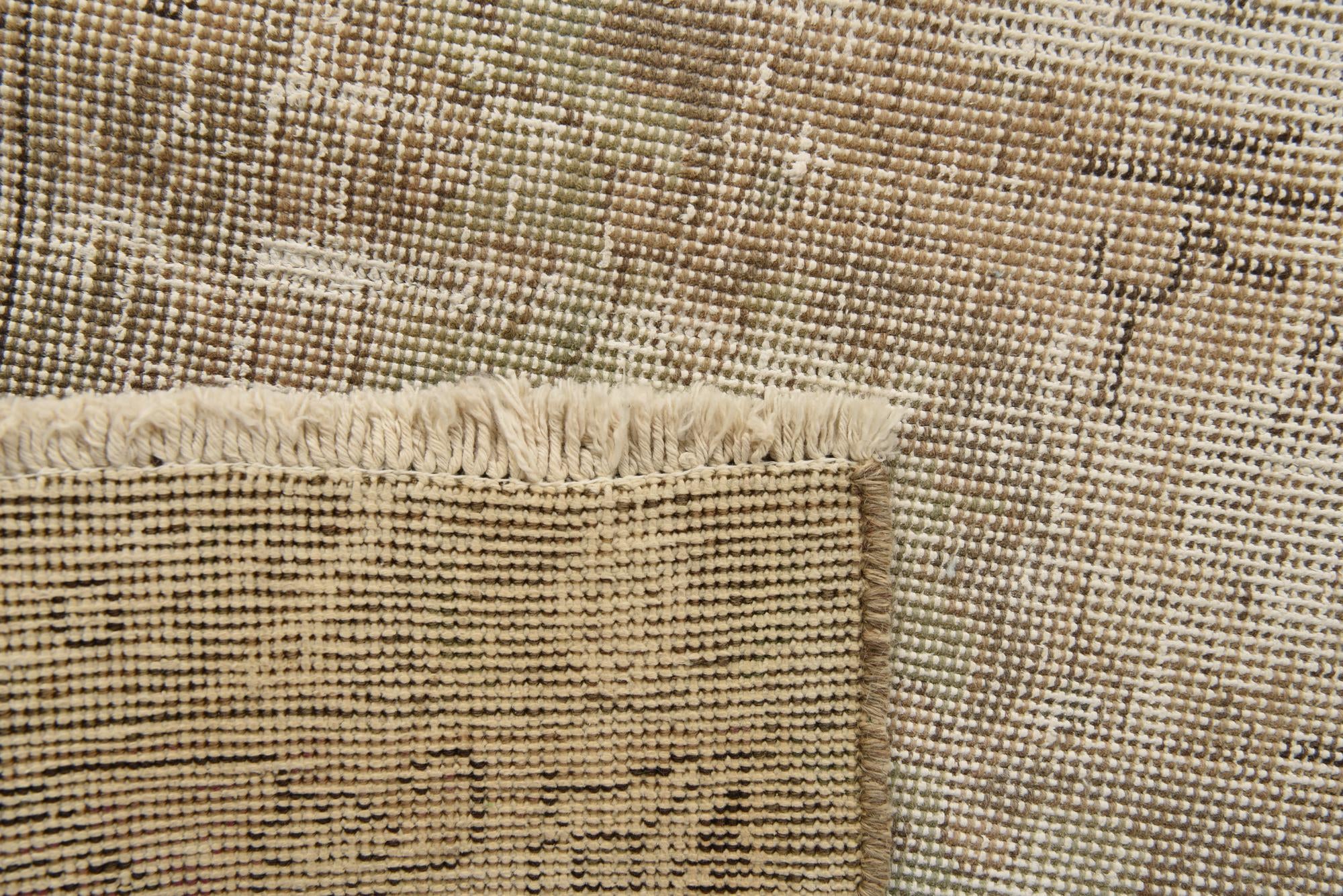 250cm x 340cm Hand Knotted Ultra Vintage Persian Wool Rug