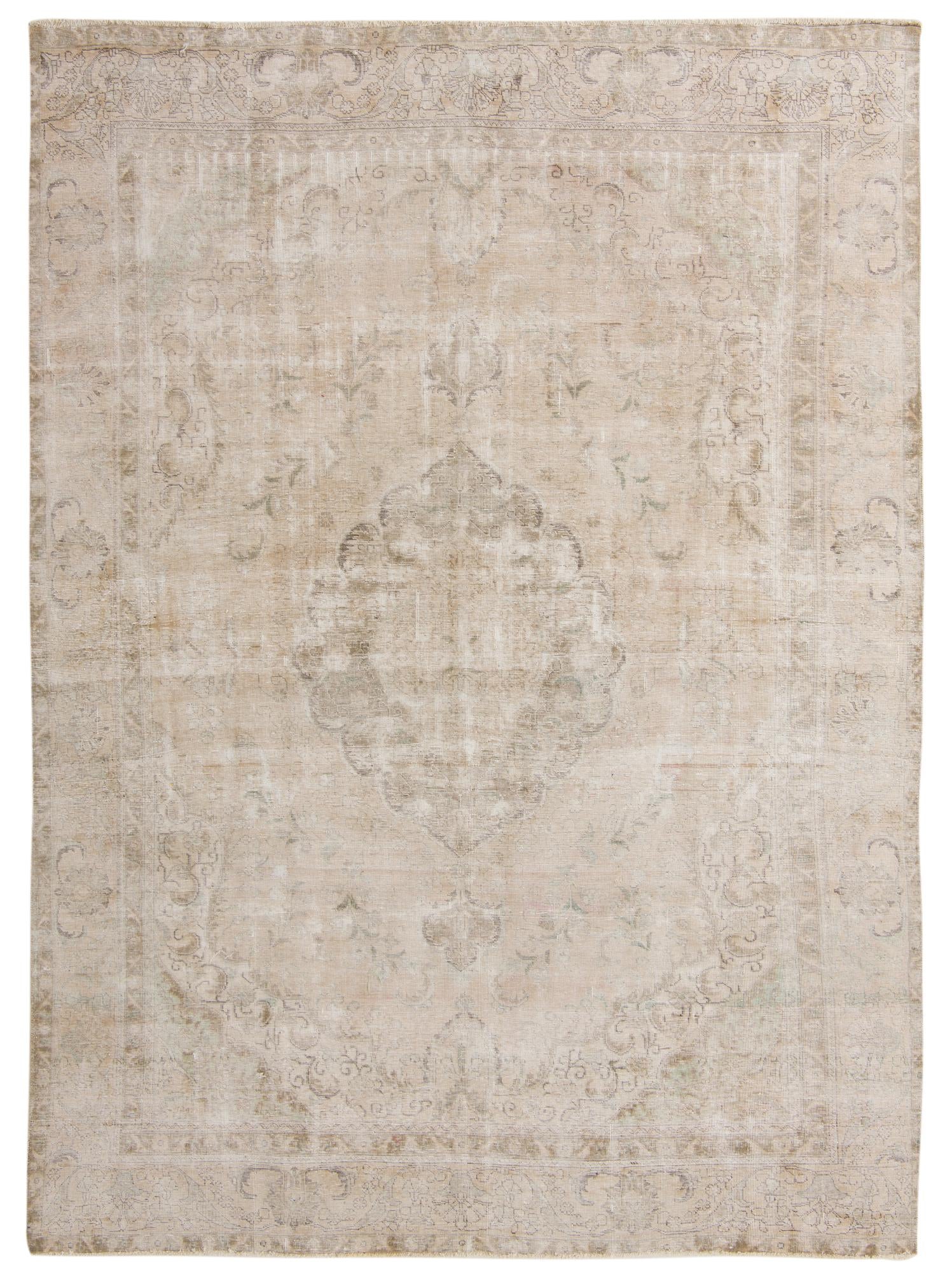 250cm x 340cm Hand Knotted Ultra Vintage Persian Wool Rug