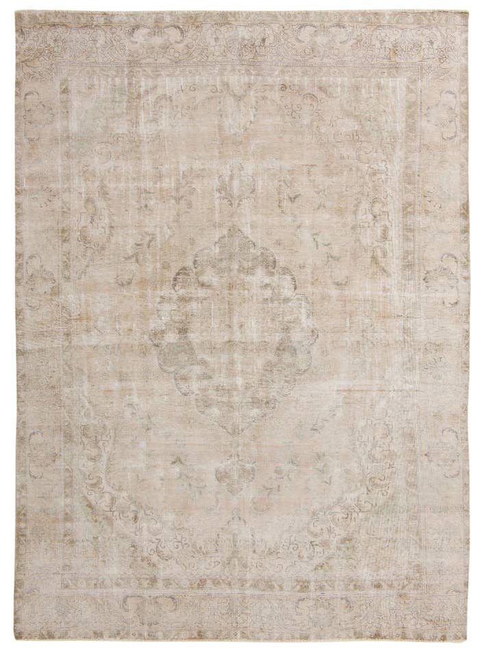 Detail image of 250cm x 340cm Hand Knotted Ultra Vintage Persian Wool Rug