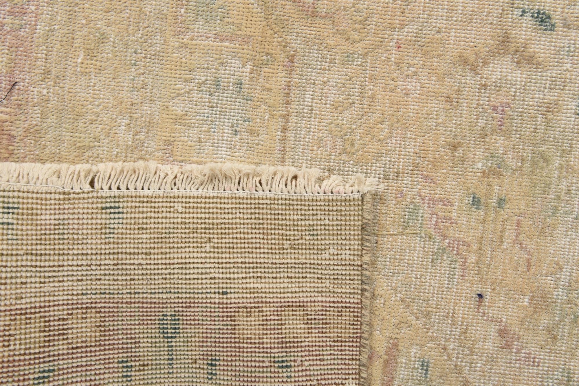 6' 4 x 9' 4 Hand Knotted Ultra Vintage Persian Wool Rug