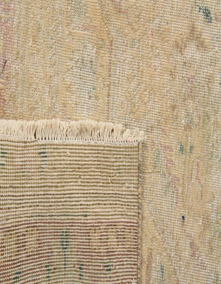 Detail image of 6' 4 x 9' 4  Hand Knotted Ultra Vintage Persian Wool Rug