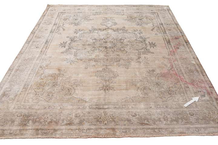 240cm x 330cm anudado a mano Ultra Vintage Alfombra Persa Lana