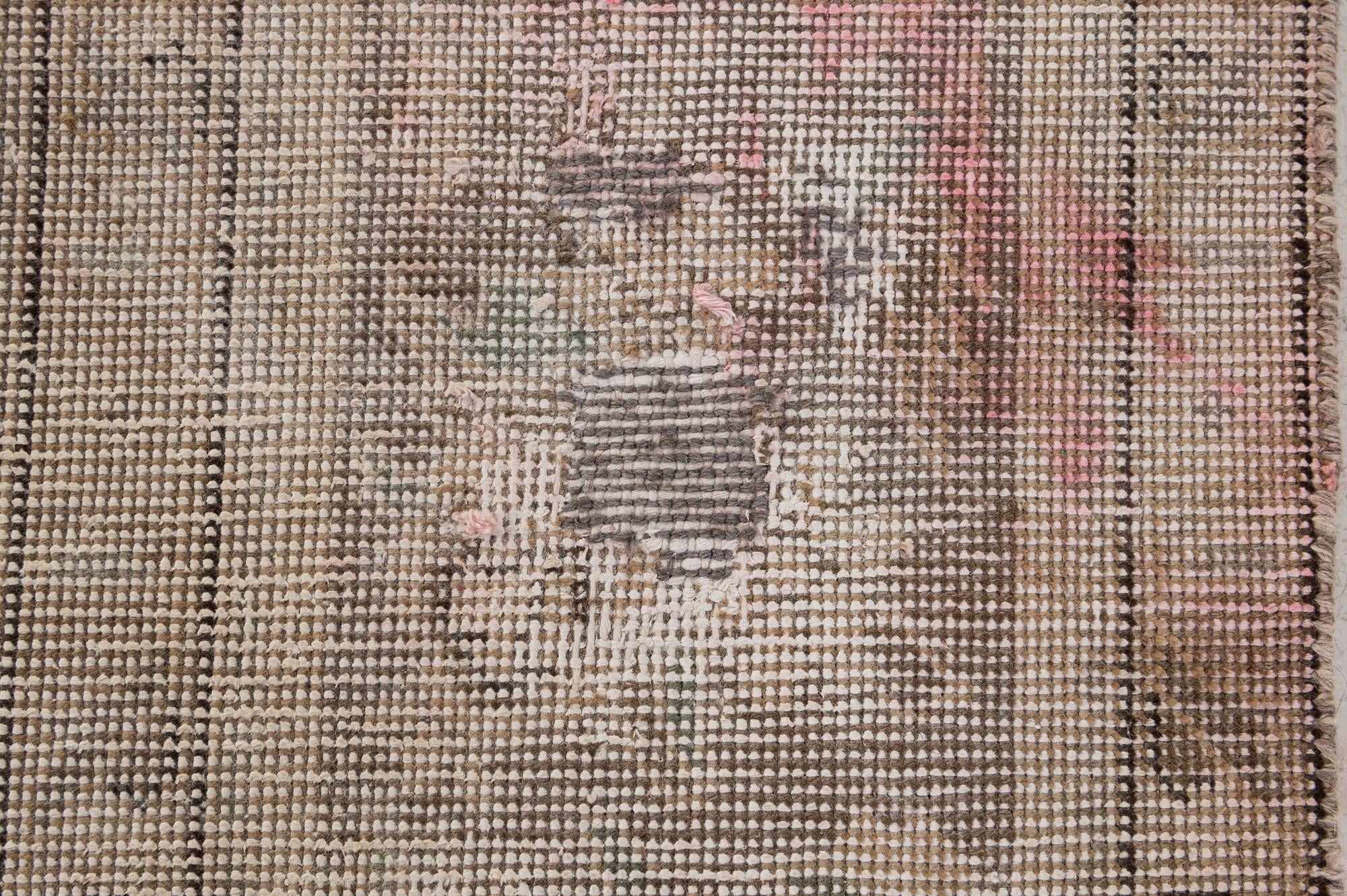 7' 11 x 10' 9 Hand Knotted Ultra Vintage Persian Wool Rug