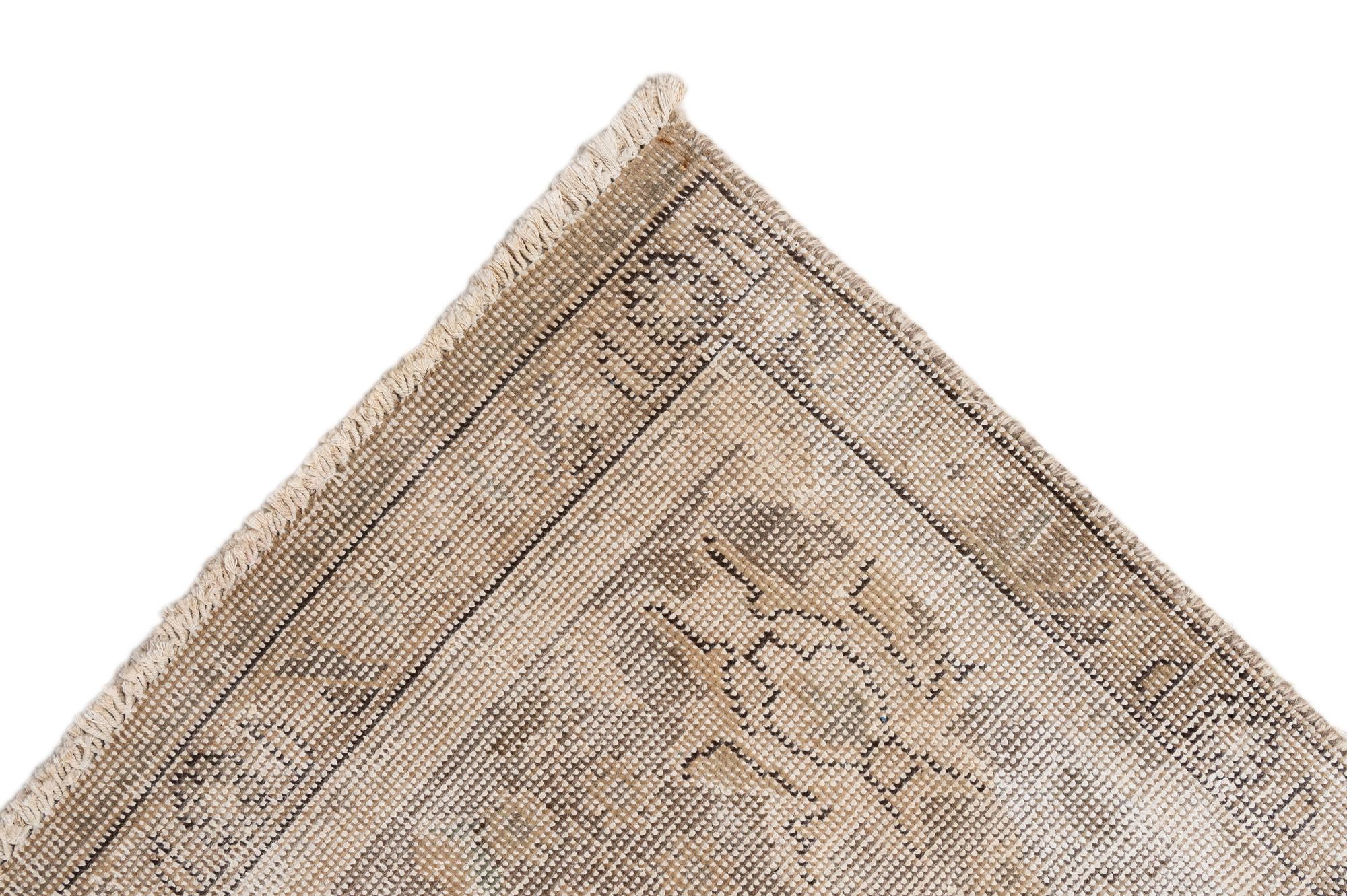 7' 11 x 10' 9 Hand Knotted Ultra Vintage Persian Wool Rug