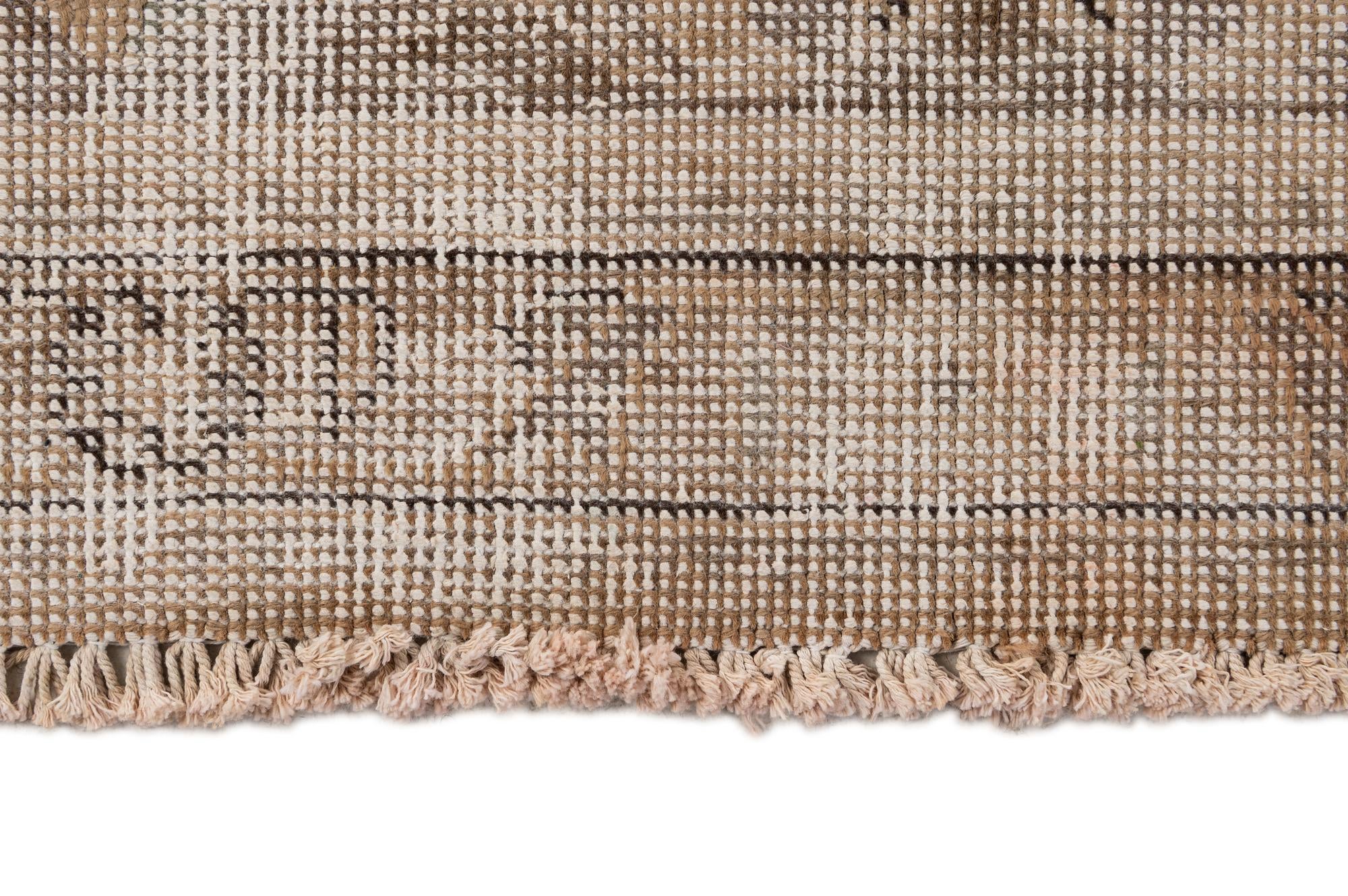 7' 11 x 10' 9 Hand Knotted Ultra Vintage Persian Wool Rug