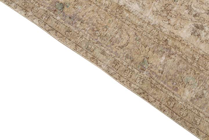 9' 5 x 12' 6 Hand Knotted Ultra Vintage Persian Wool Rug