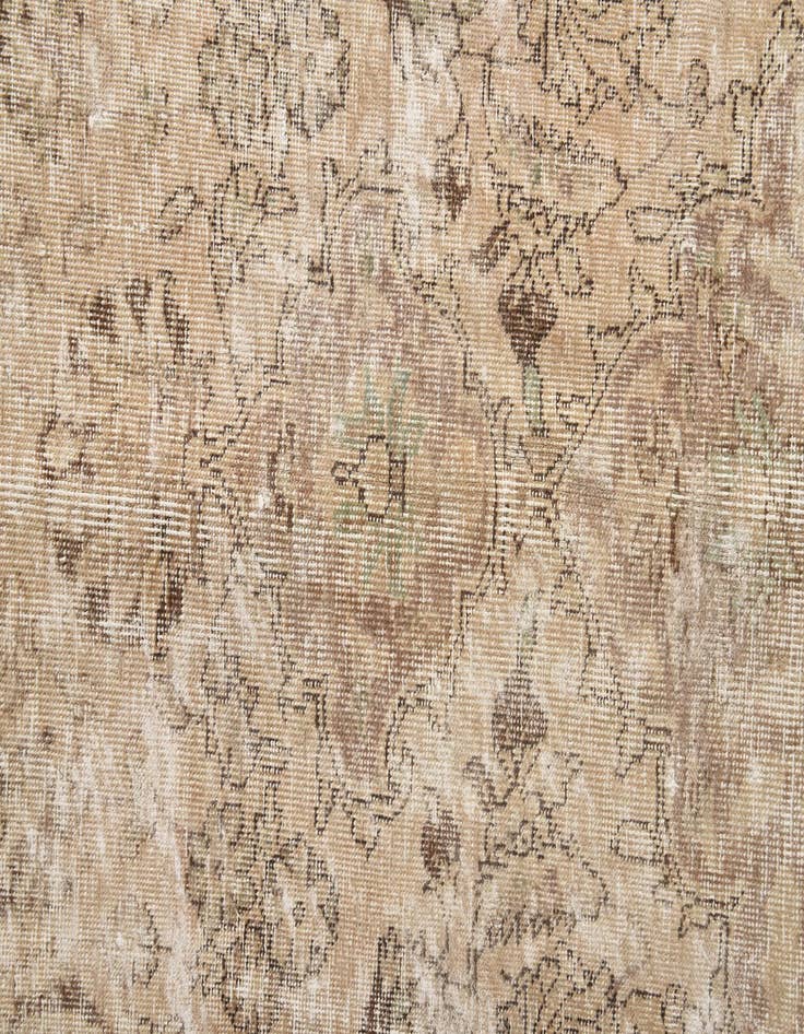 Detail image of 9' 5 x 12' 6  Hand Knotted Ultra Vintage Persian Wool Rug