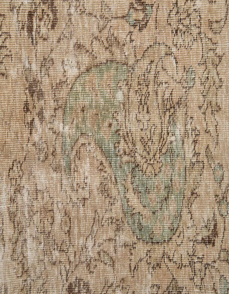 Detail image of 9' 5 x 12' 6  Hand Knotted Ultra Vintage Persian Wool Rug