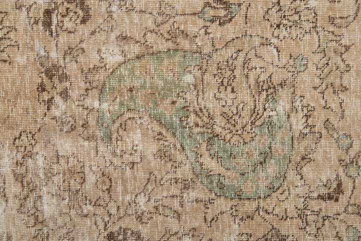 9' 5 x 12' 6 Hand Knotted Ultra Vintage Persian Wool Rug