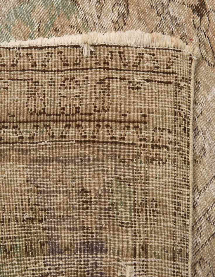 Detail image of 9' 5 x 12' 6  Hand Knotted Ultra Vintage Persian Wool Rug