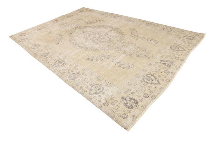 Detail image of 7' 10 x 11' 3 Hand Knotted Ultra Vintage Persian Wool Rug