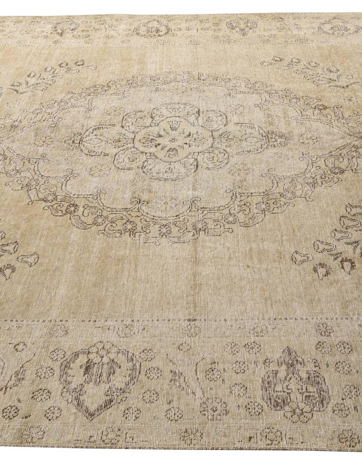 Detail image of 7' 10 x 11' 3  Hand Knotted Ultra Vintage Persian Wool Rug