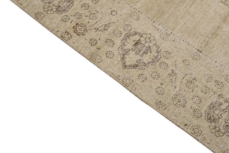 Detail image of 7' 10 x 11' 3 Hand Knotted Ultra Vintage Persian Wool Rug