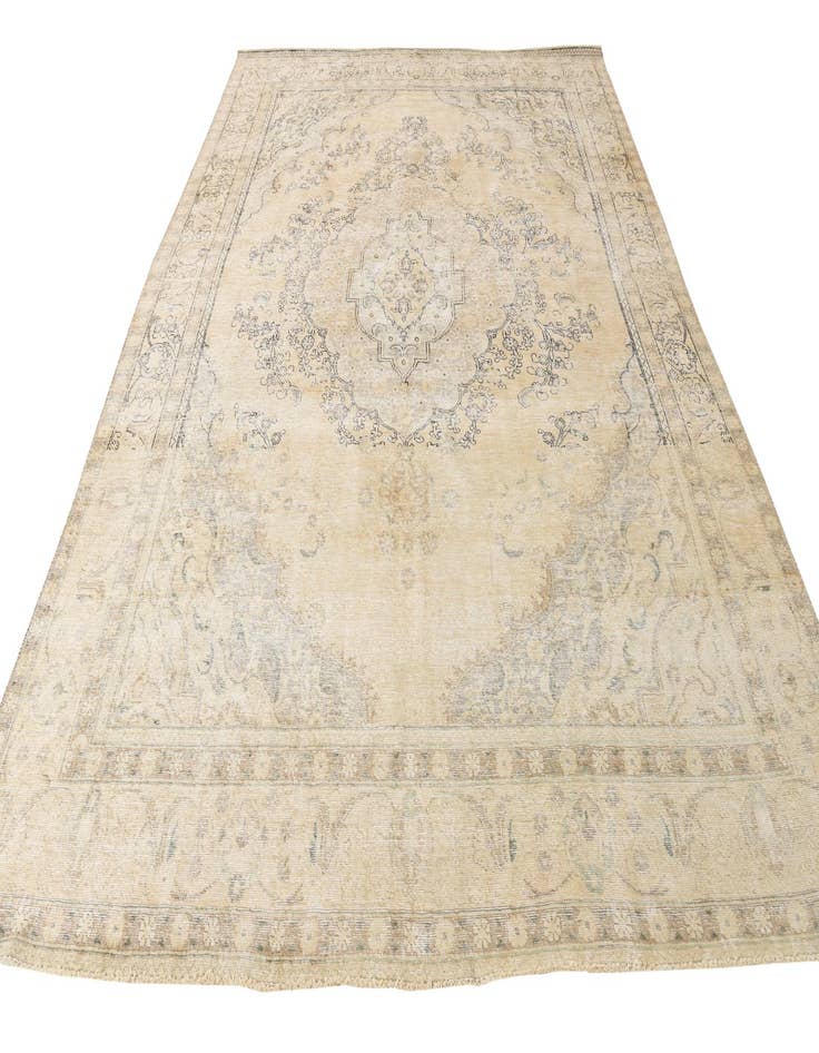 Detail image of 9' 2 x 12' 2  Hand Knotted Ultra Vintage Persian Wool Rug