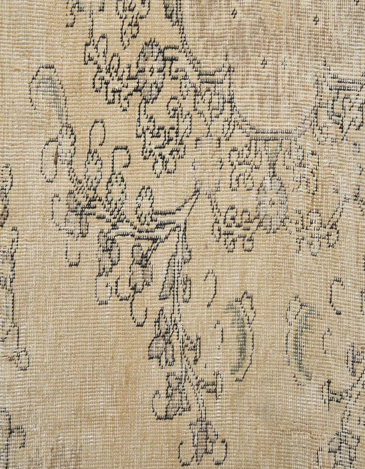 Detail image of 9' 2 x 12' 2  Hand Knotted Ultra Vintage Persian Wool Rug
