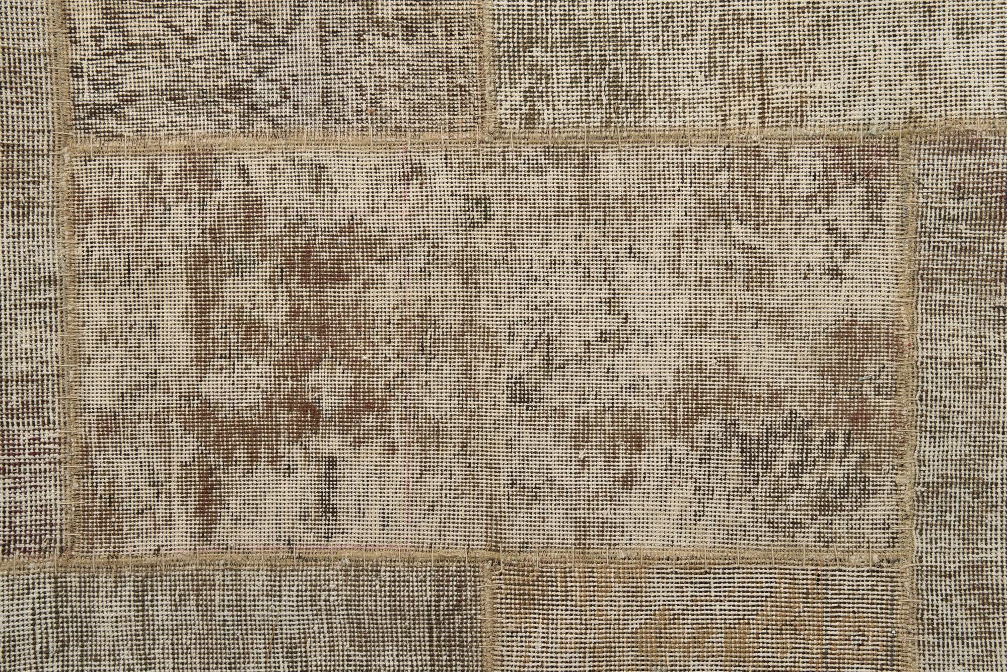 8' x 10' 3 Hand Knotted Ultra Vintage Persian Wool Rug