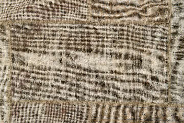 8' x 10' 3 Hand Knotted Ultra Vintage Persian Wool Rug