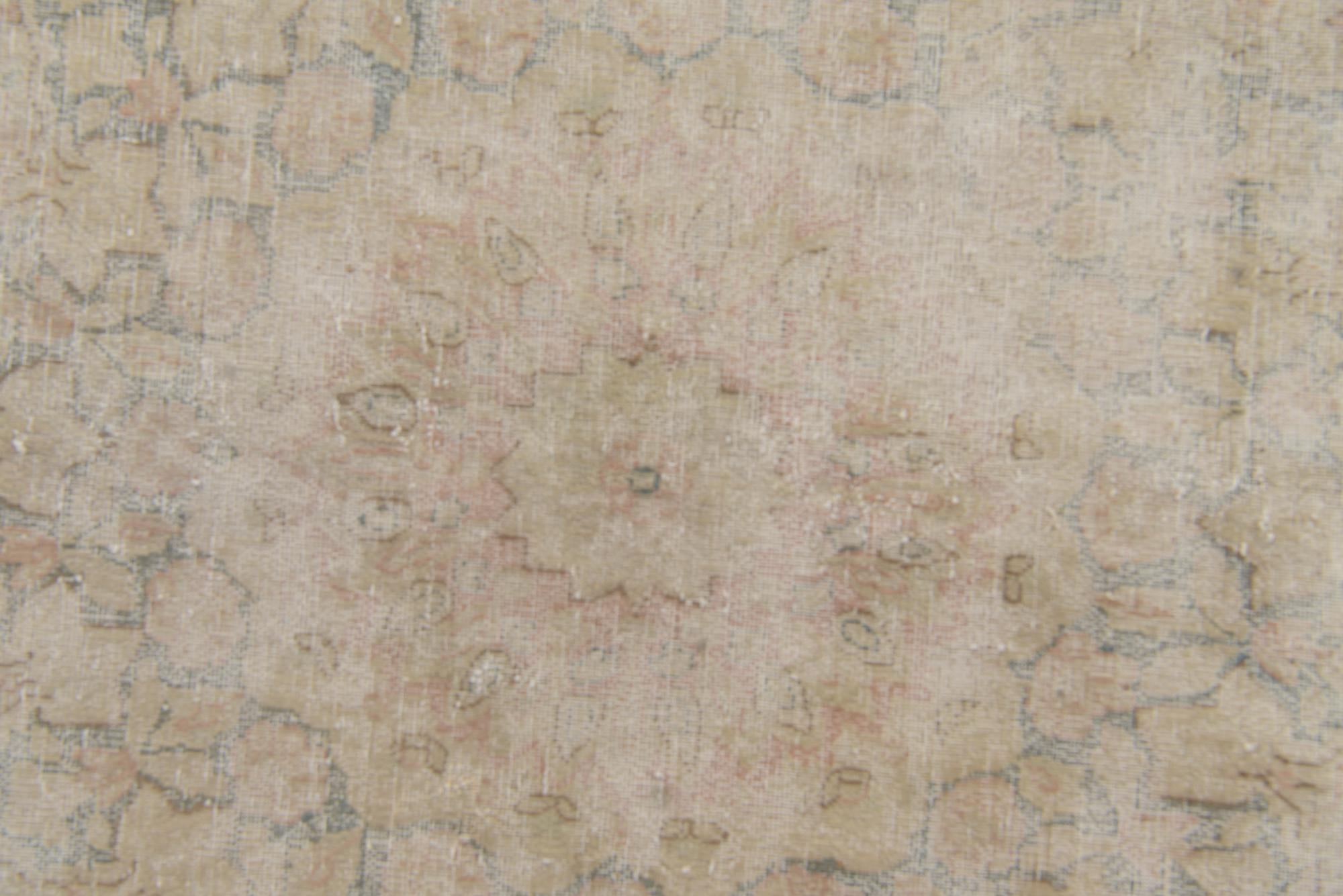 9' 10 x 13' 1 Hand Knotted Ultra Vintage Persian Wool Rug