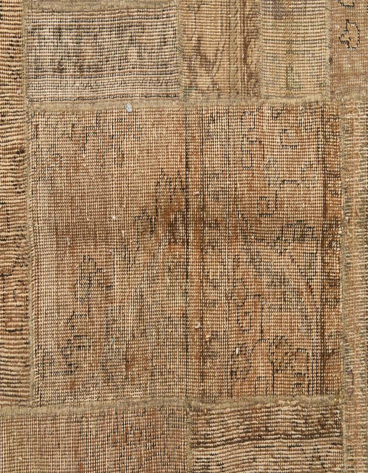 Detail image of 5' 7 x 8'  Hand Knotted Ultra Vintage Persian Wool Rug