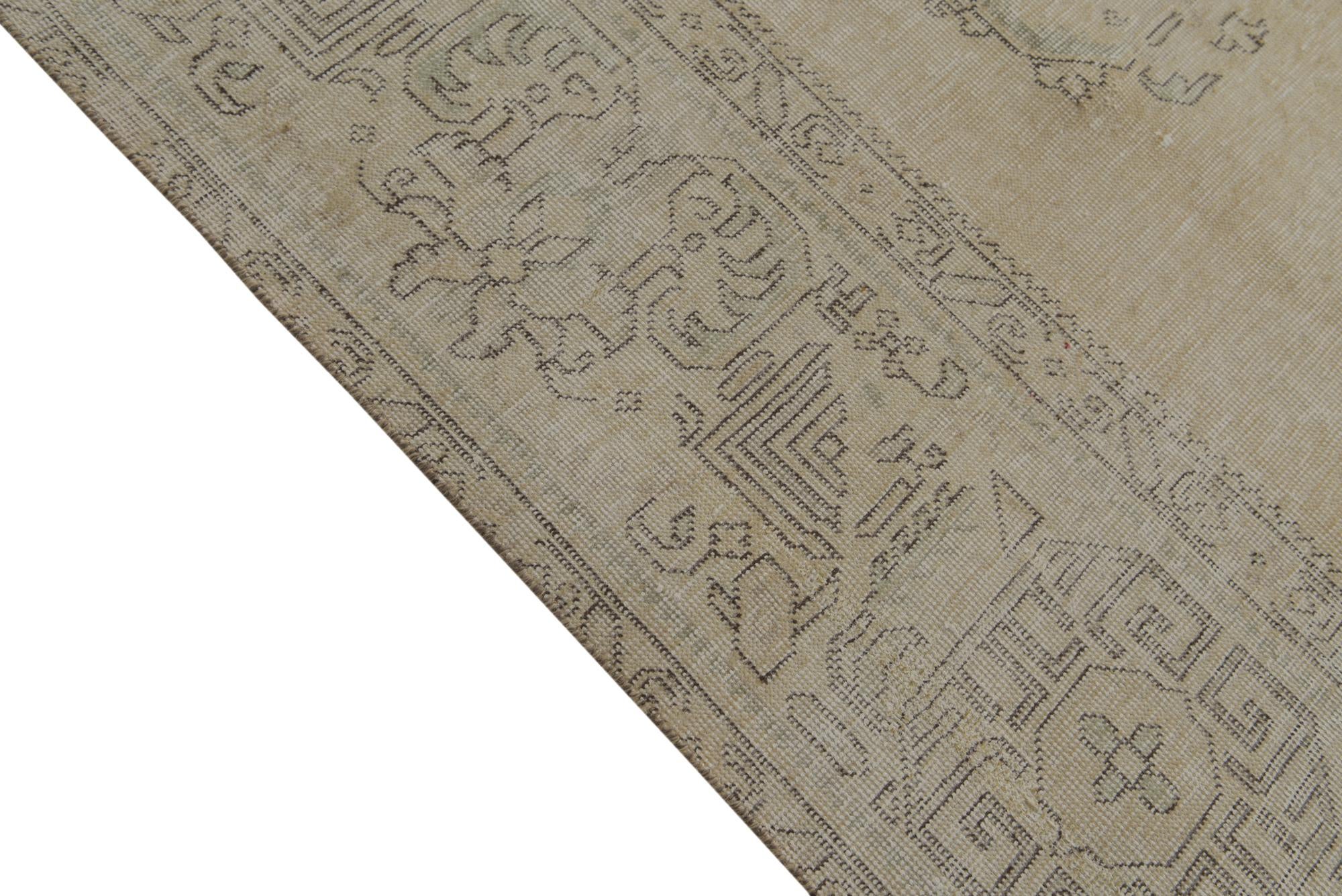 9' 4 x 12' 10 Hand Knotted Ultra Vintage Persian Wool Rug