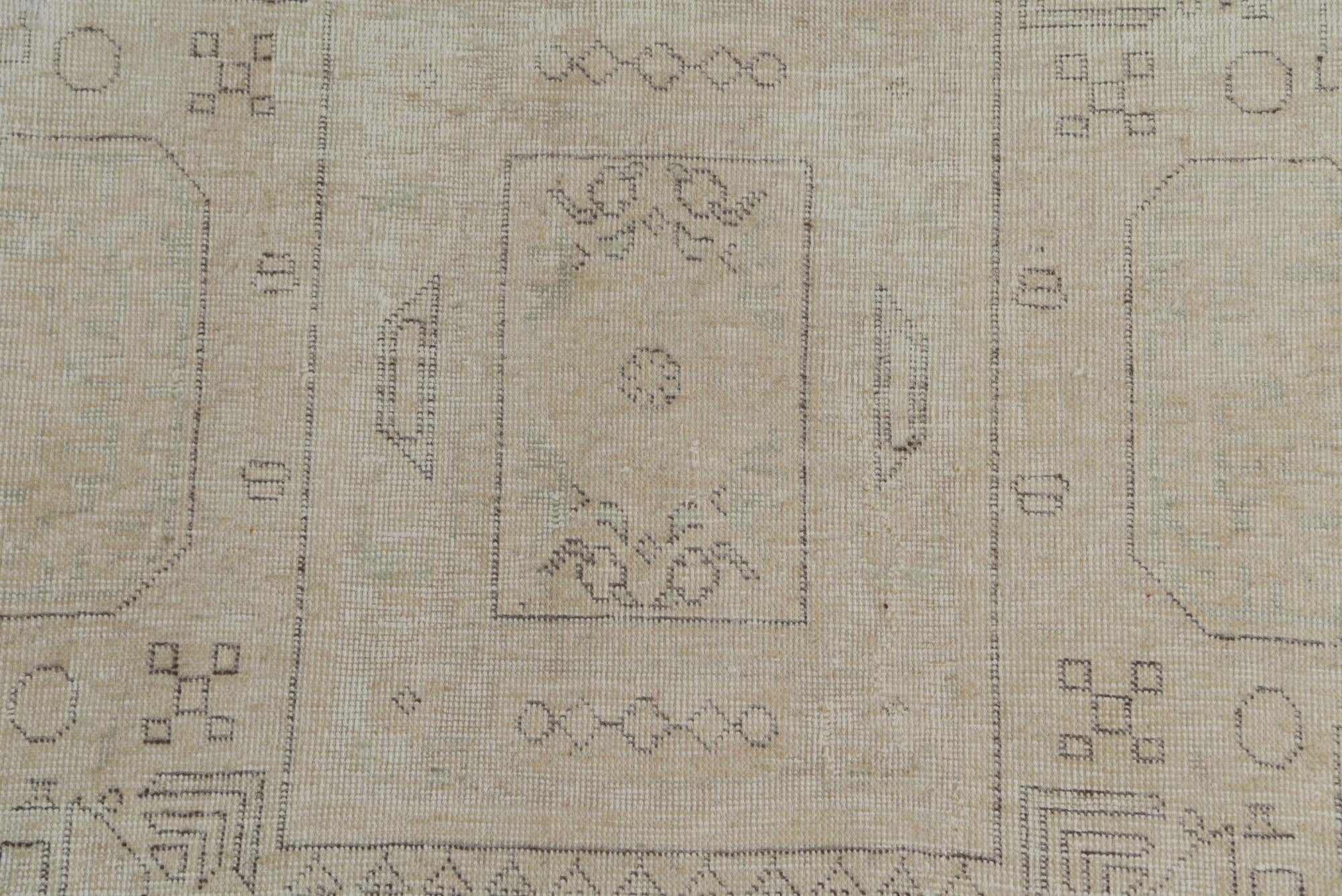 9' 4 x 12' 10 Hand Knotted Ultra Vintage Persian Wool Rug