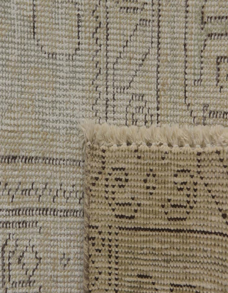 Detail image of 9' 4 x 12' 10  Hand Knotted Ultra Vintage Persian Wool Rug