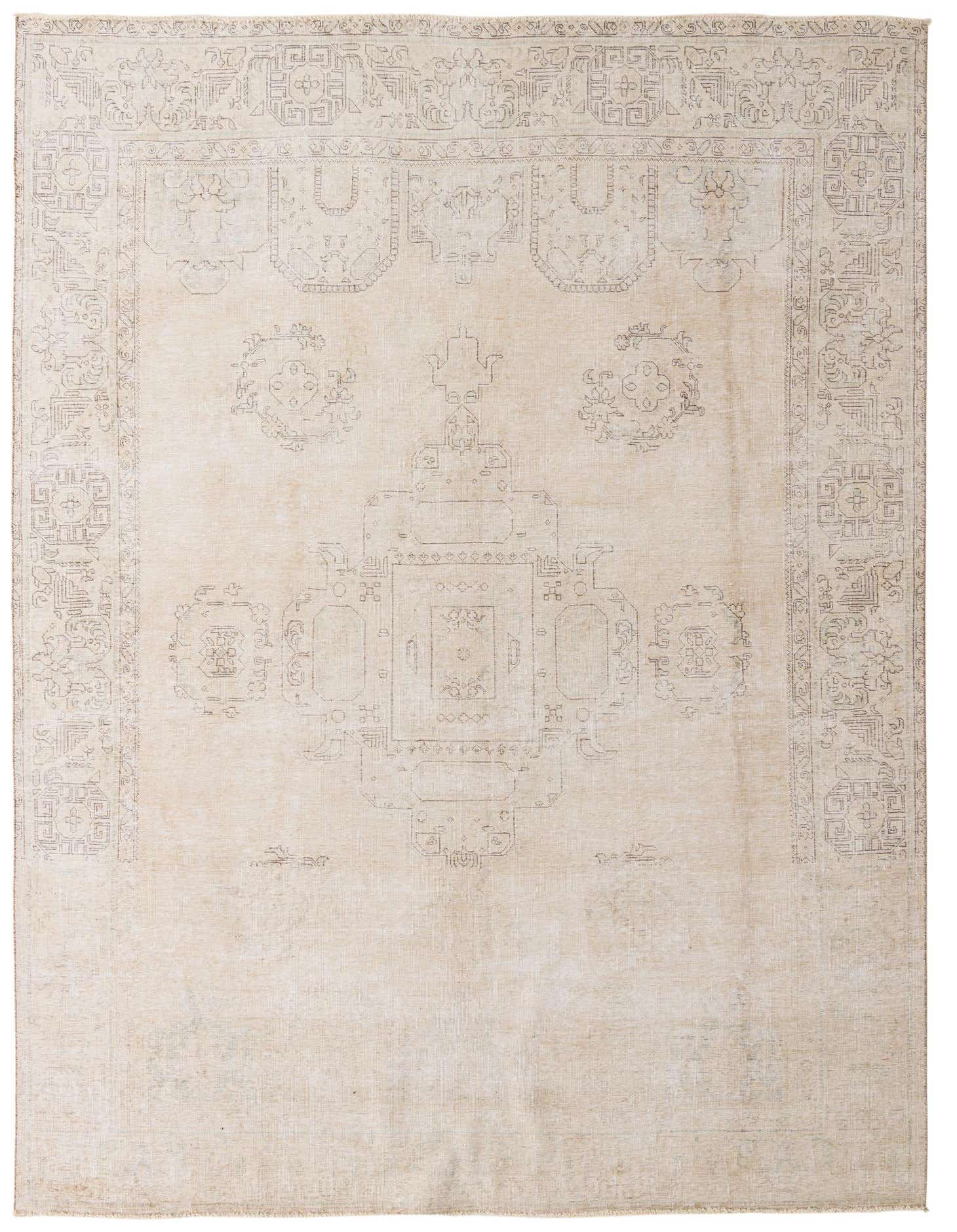 Primary image 9' 4 x 12' 10  Hand Knotted Ultra Vintage Persian Wool Rug