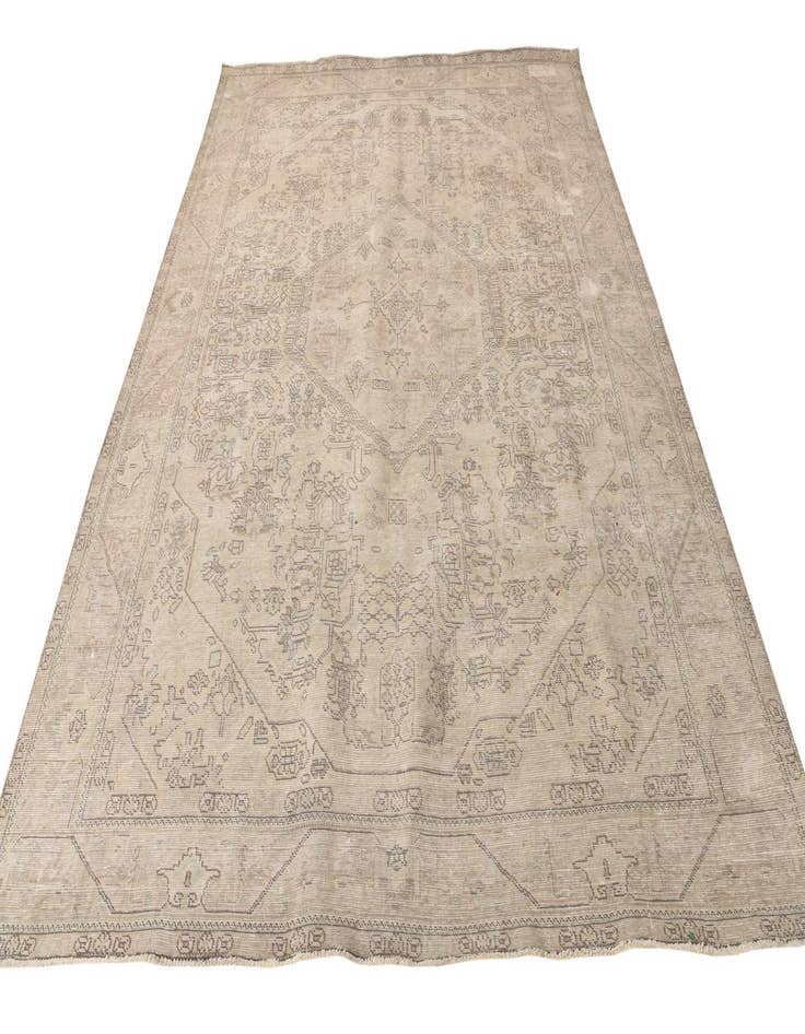 Detail image of 8' x 11'  Hand Knotted Ultra Vintage Persian Wool Rug