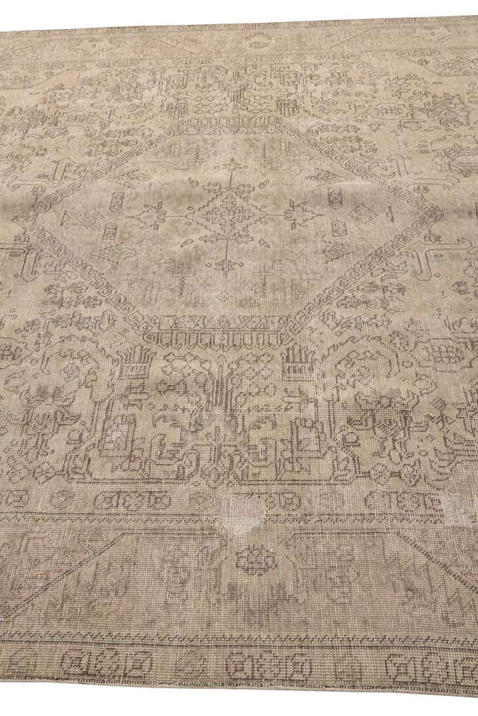 8' x 11' Hand Knotted Ultra Vintage Persian Wool Rug