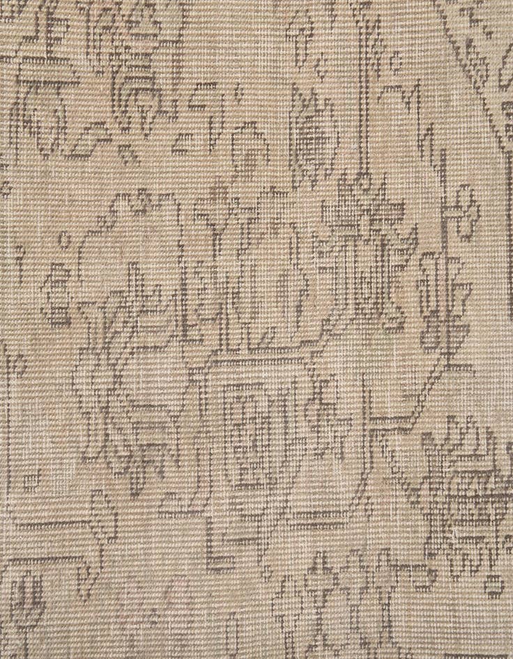 Detail image of 8' x 11'  Hand Knotted Ultra Vintage Persian Wool Rug