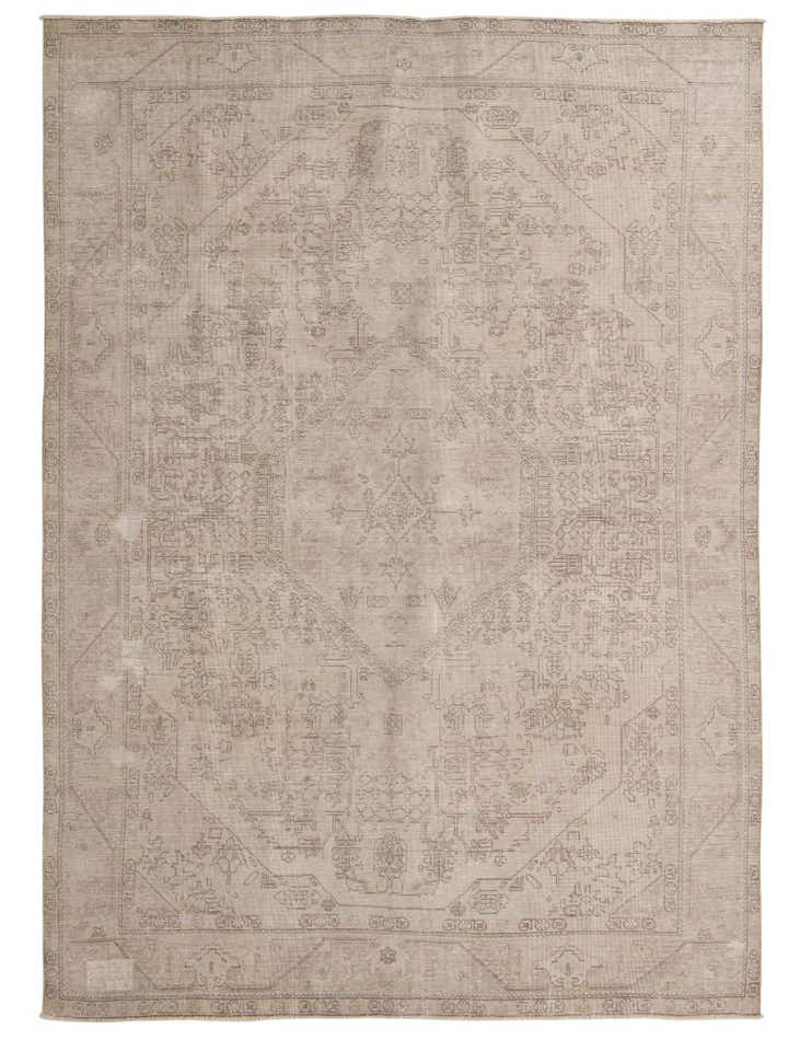 8' x 11' Hand Knotted Ultra Vintage Persian Wool Rug