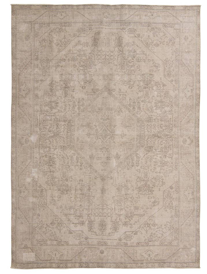 Detail image of 8' x 11' Hand Knotted Ultra Vintage Persian Wool Rug