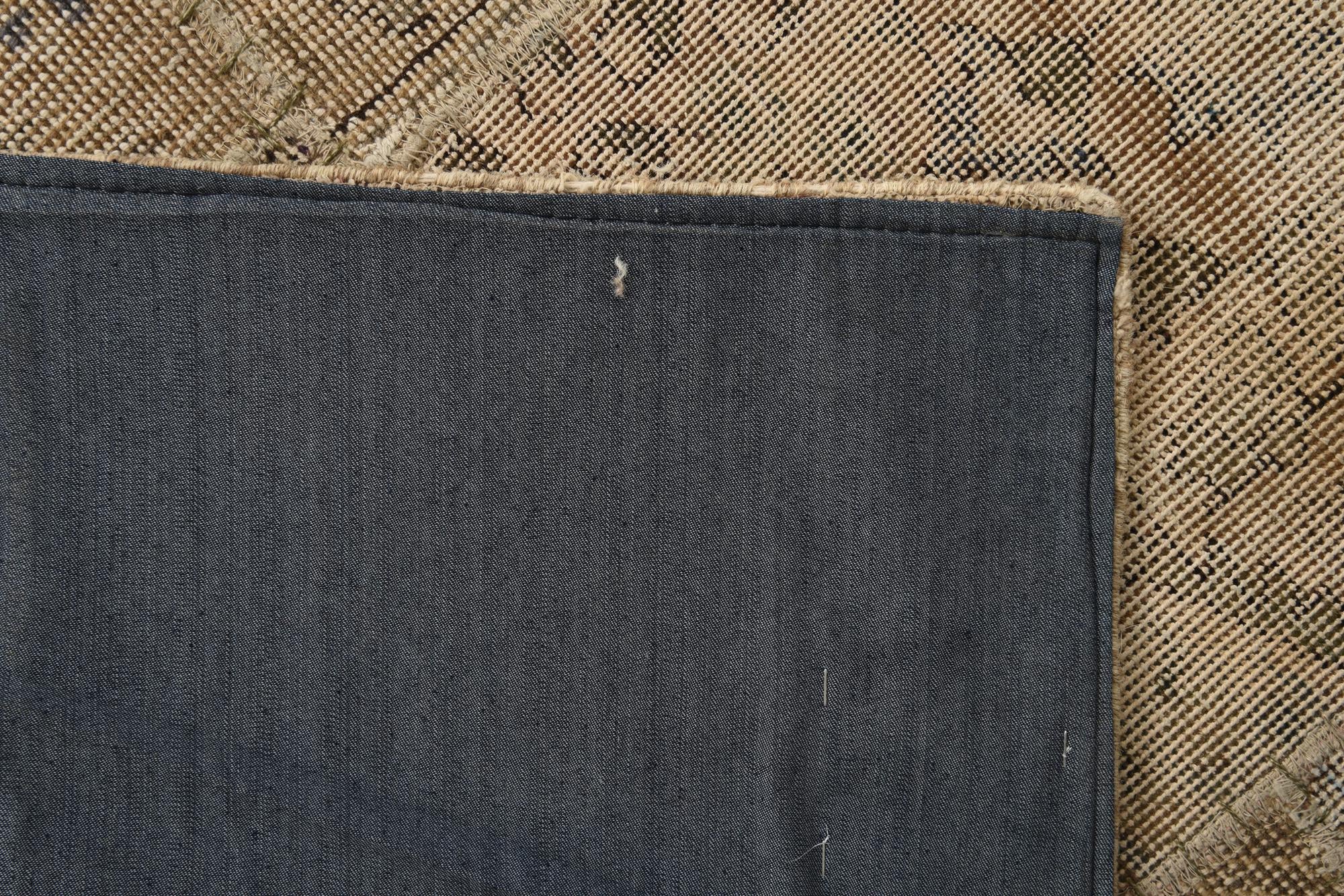 6' 7 x 9' 8 Hand Knotted Ultra Vintage Persian Wool Rug