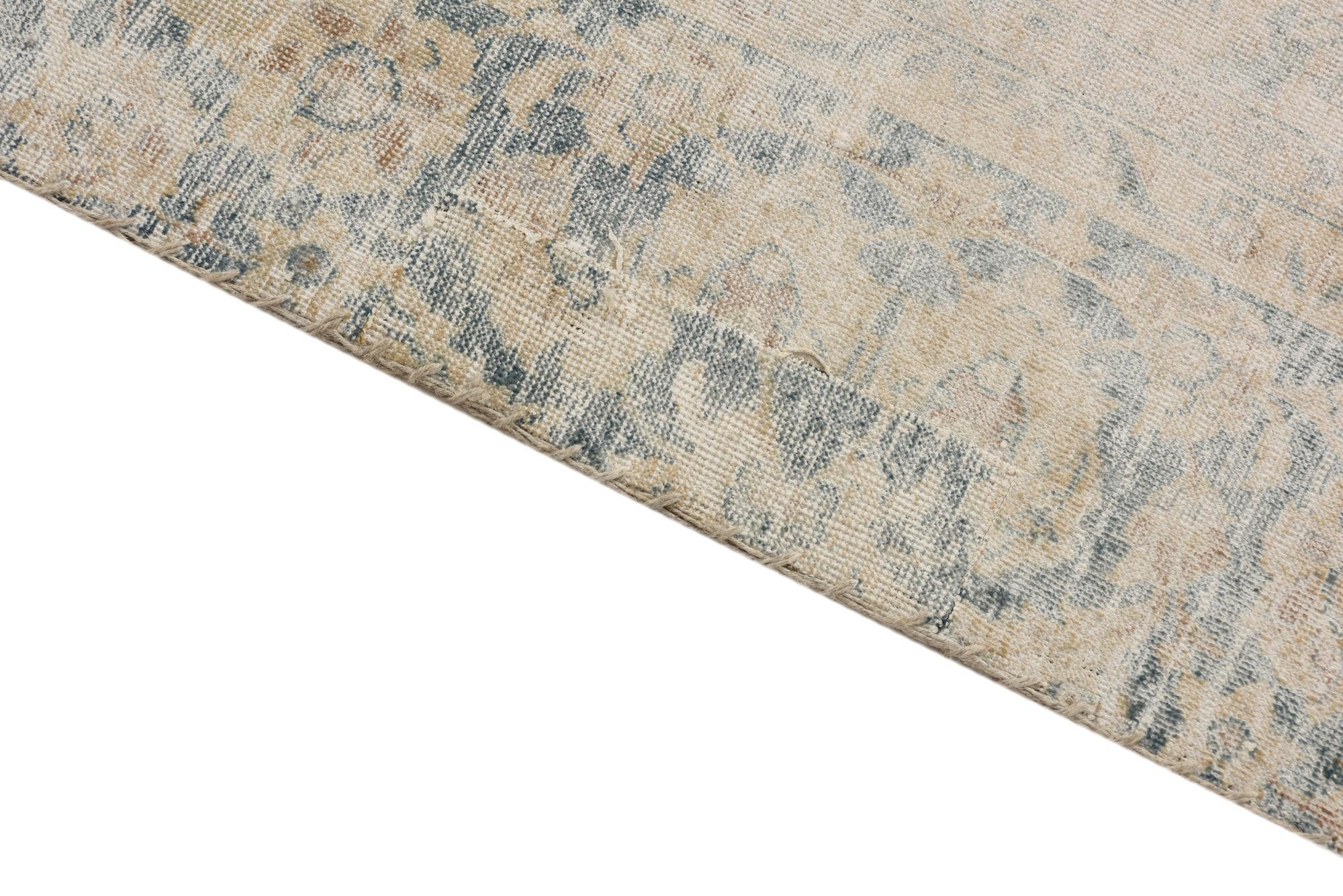 6' x 10' Hand Knotted Ultra Vintage Persian Wool Rug