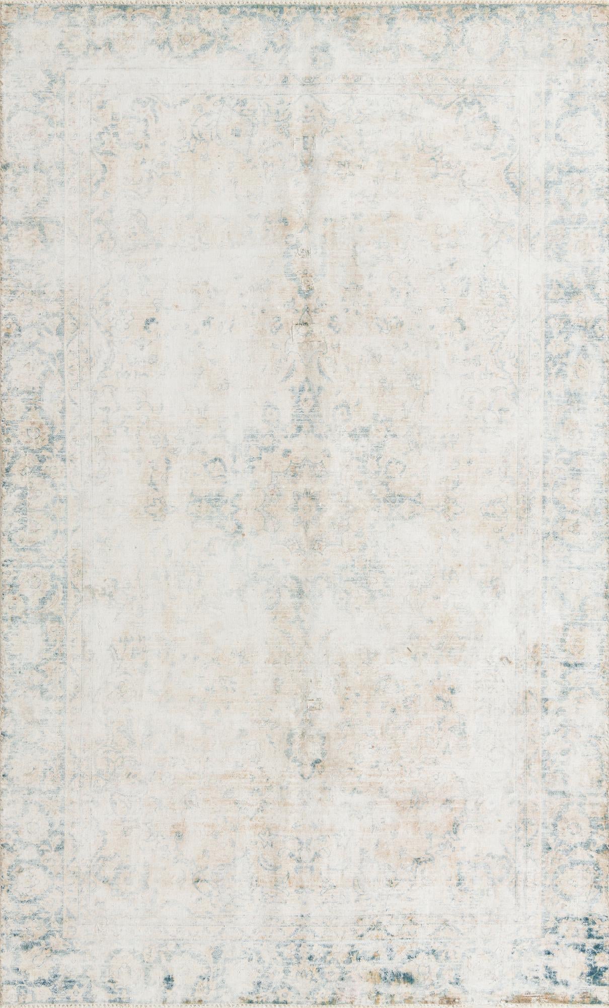 6' x 10' Hand Knotted Ultra Vintage Persian Wool Rug