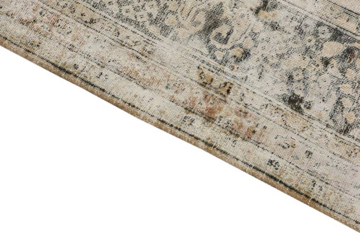 Detail image of 9' 5 x 12' 1 Hand Knotted Ultra Vintage Persian Wool Rug