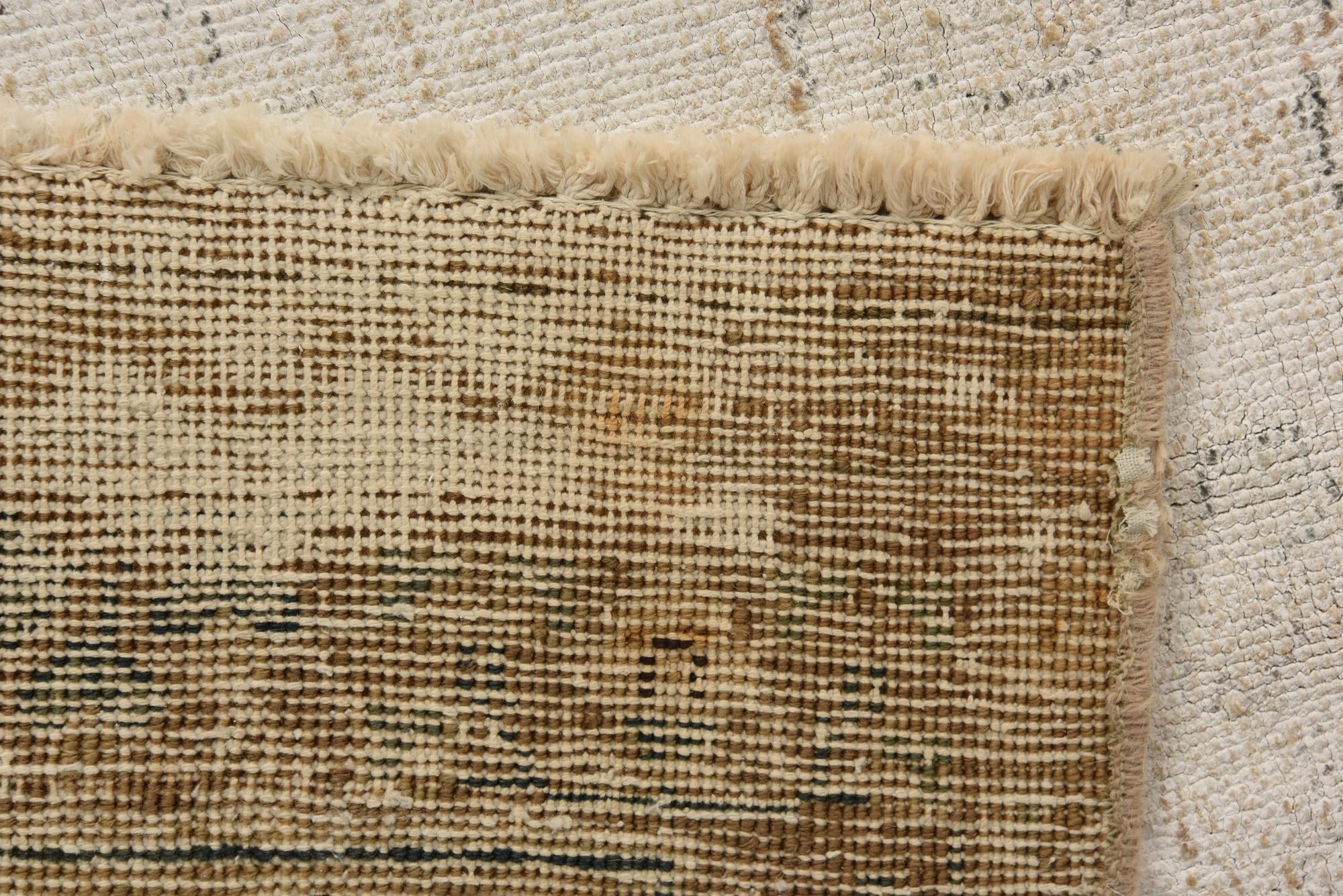 9' 8 x 12' 8 Hand Knotted Ultra Vintage Persian Wool Rug