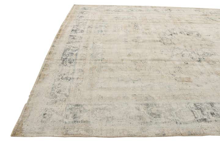 9' 8 x 12' 8 Hand Knotted Ultra Vintage Persian Wool Rug