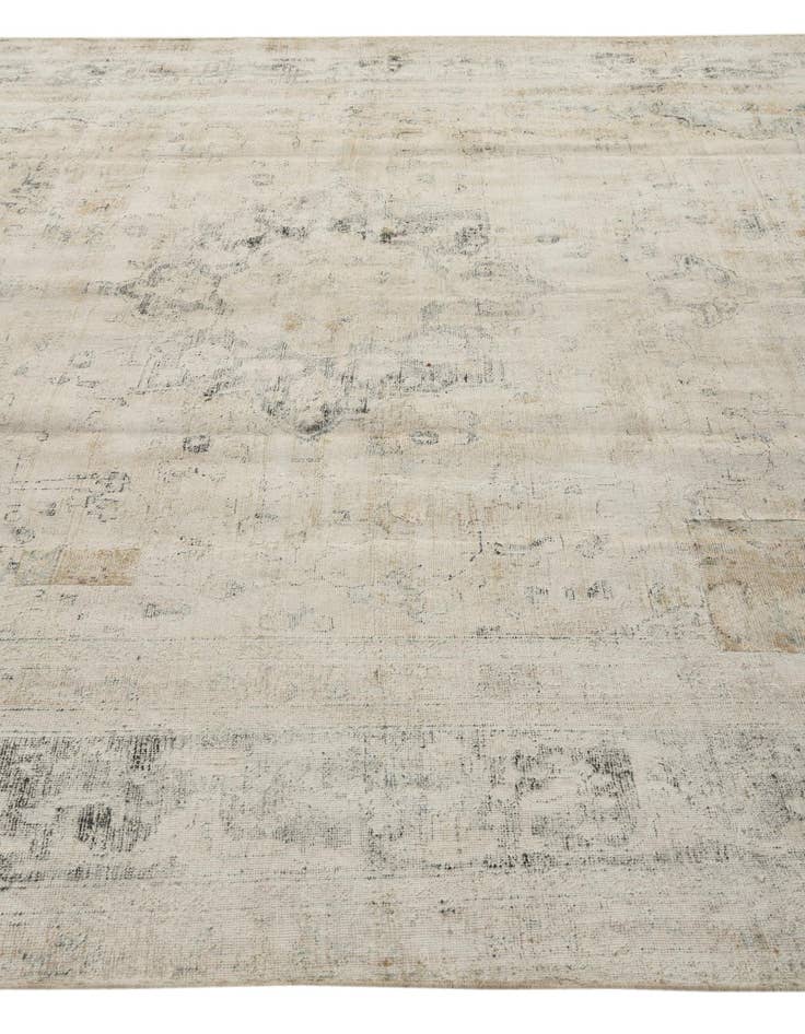 Detail image of 9' 8 x 12' 8  Hand Knotted Ultra Vintage Persian Wool Rug