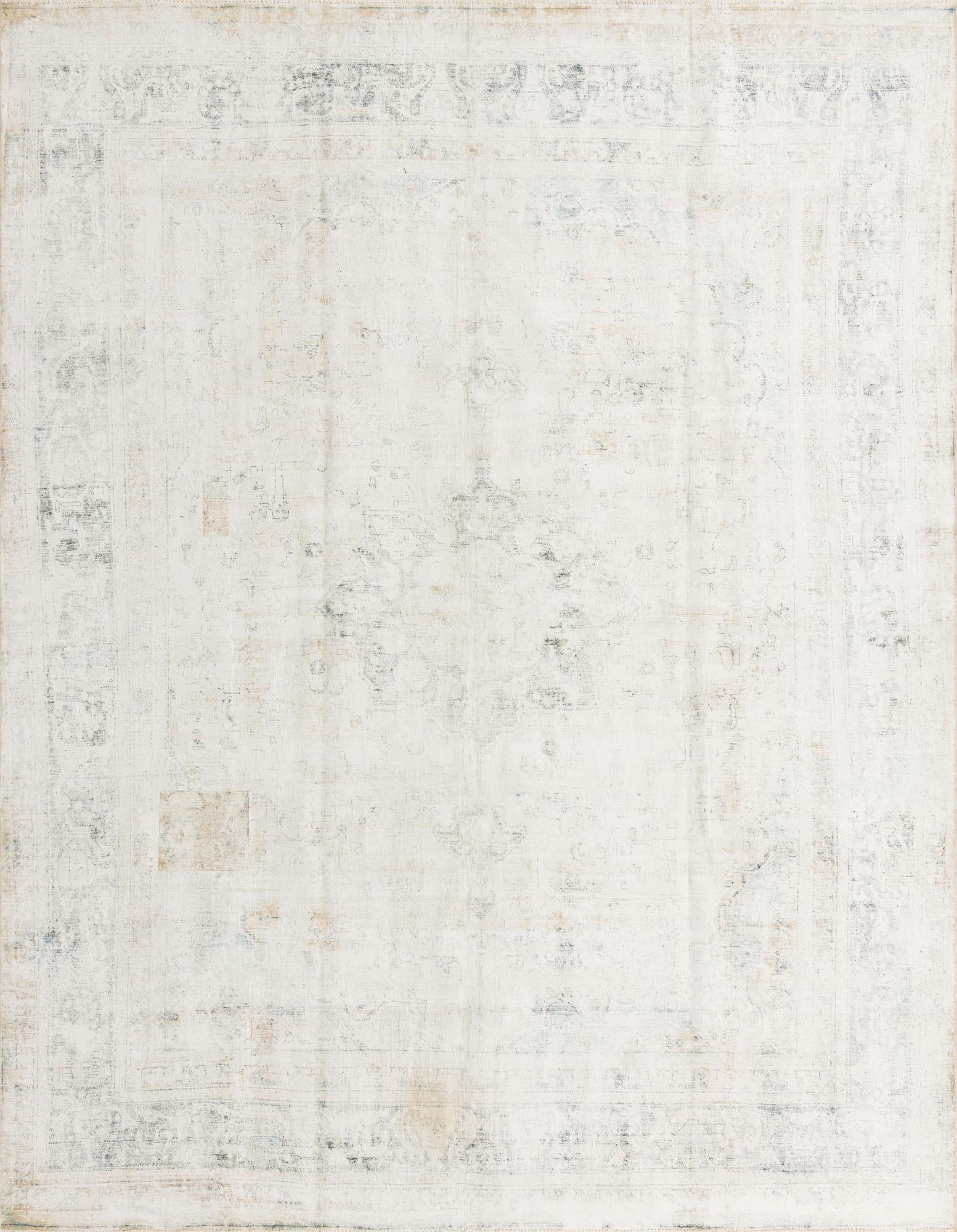 9' 8 x 12' 8 Hand Knotted Ultra Vintage Persian Wool Rug